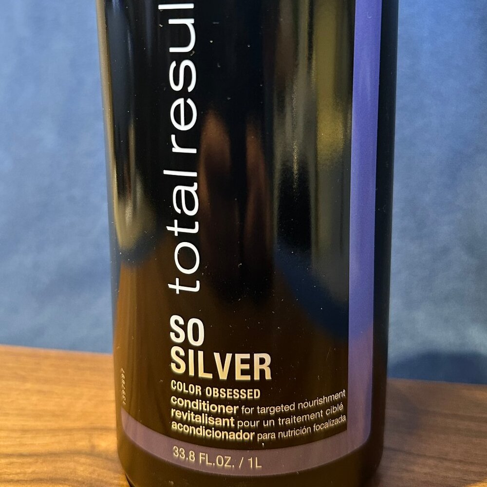 Matrix Total Results So Silver Color Obsessed Conditioner 33.8 Fl Oz/1L NEW